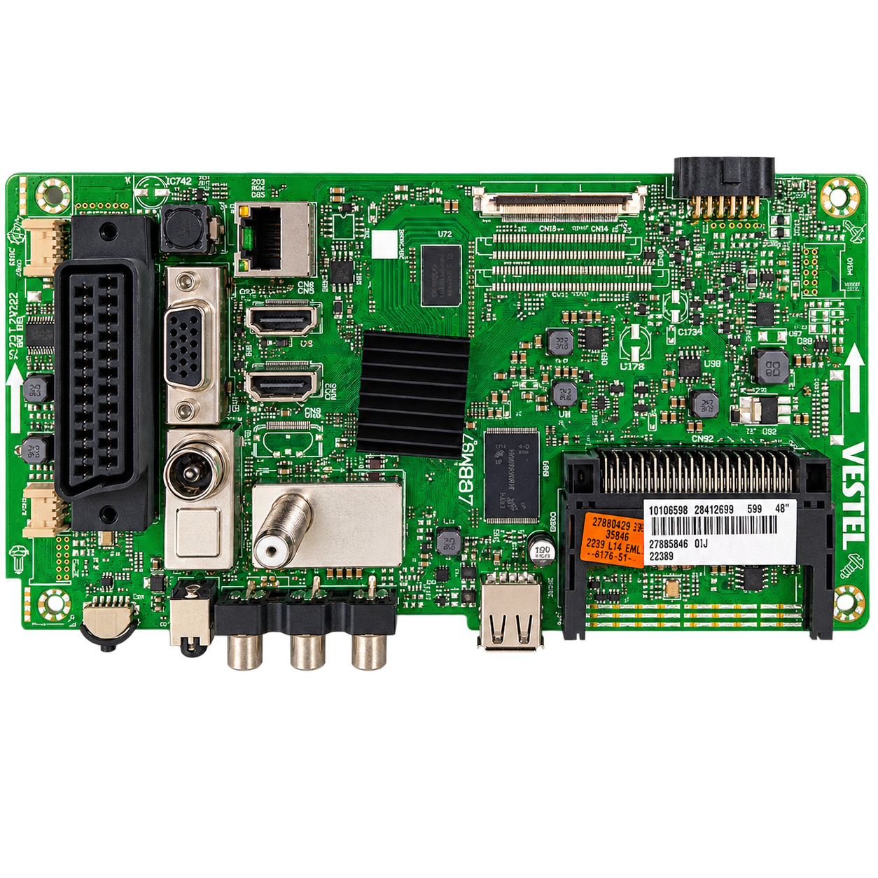 TELEFUNKEN TELEFUNKEN 48TF6020 – 17MB97 / 23412699 Anakart / Main Board anakart